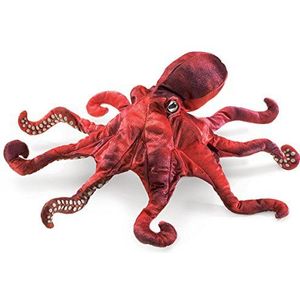 Folkmanis Octopus Hand Puppet (Red), 2974