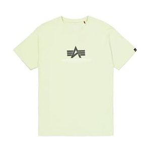 Alpha Industries Basic T Rubber voor heren Arctic Lime L