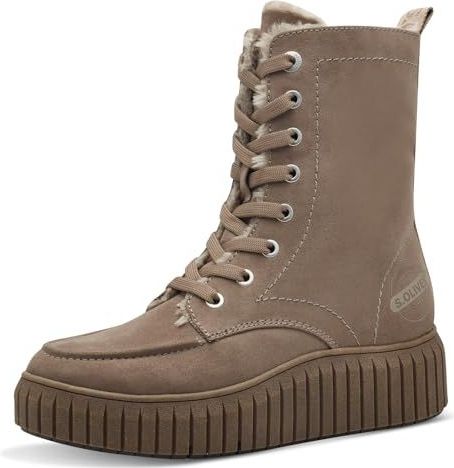 s.Oliver - Enkellaarsjes - Zwart - Textiel - Veganistisch