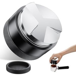 NEUTYPECHIC De'Longhi Koffiedistributeur, 53 mm, 304 espresso niveau, compensatiegereedschap, koffieverdeler, barista-gereedschap voor Sage Barista Pro, niveau voor Sage Barista Express