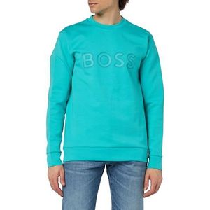 BOSS Sweatshirt voor heren, Open Green367, L