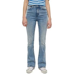 MUSTANG Dames Style Georgia Skinny Flared Jeans, lichtblauw 202, 25W / 34L, lichtblauw 202, 25W x 32L