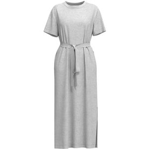 SELECTED - SLFESSENTIAL - Jurk - Grijs - Jersey - 7/8 Lengte