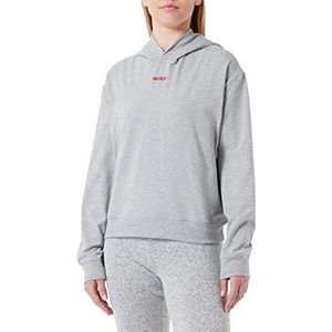 HUGO Dames Shuffle_Hoodie LOUNGEW_Sweatshirt, Medium Grey33, XS, Medium Grey33, XS