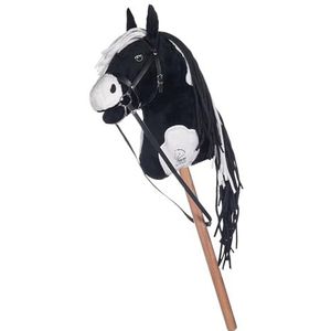 HKM stokpaard - Pro Hobby horse - zwart/wit