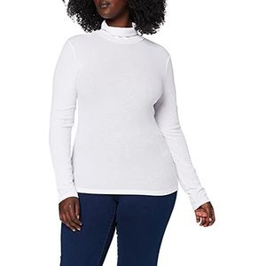 PIECES Pcpippi Ls Rollneck Top Noos Bc Pullover voor dames, wit (bright white), L