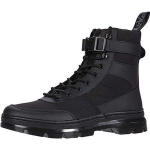 Dr. Martens 8 Tie Boot Amfibieën voor dames, Black Element Black Poly Ripstop Ot9286, 37 EU