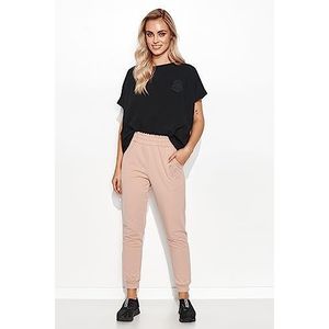 Makadamia, Blouse voor dames M715 zwart, maat 40/42, zwart, 40/42 NL