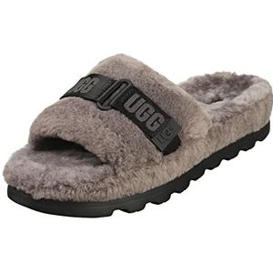 UGG Fluff Up Slipper voor heren, houtskool, 46 EU