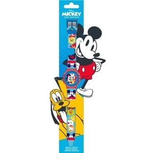 Micky & Minnie Unisex kinderen digitaal automatisch horloge met kunststof armband KL86097