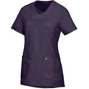 BP 1762-241-0890-Sn superlichte stoffen overtrektas voor vrouwen, 49% katoen/48% polyester/3% elastolefin, aubergine, maat S