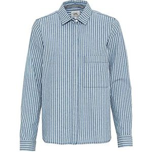 Camel Active Womenswear Damesblouse 3097225S72, Off White Blue, XL