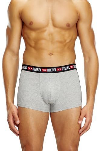 DIESEL Boxershorts  grijs gemêleerd / rood / zwart / wit