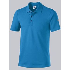 BP 1712-230 poloshirt voor hem en haar, 97% katoen, 3% elastaan azuurblauw, maat XS