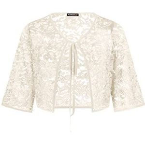 ApartFashion Kanten bolero voor dames, crème, normaal, crème, L