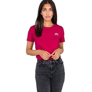 Alpha Industries Basic Small Logo T-shirt voor dames Major Red