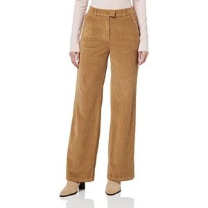 United Colors of Benetton Velvet Wide Leg fluwelen broek voor dames, bruin (tabak 20a), 34 NL