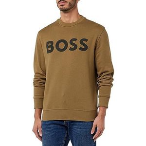 BOSS Webasiccrew Sweatshirt voor heren, Open beige 280, S