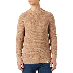 MUSTANG Heren Emil C Chunky Pullover 3132_Brown Sugar Melange 3356, L