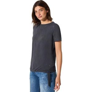 Cecil T-shirt voor dames, volcanic grey, XS