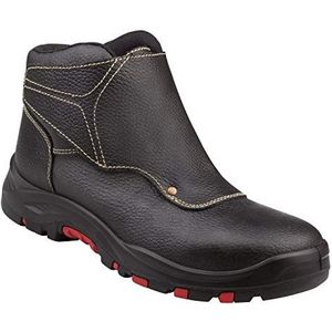 Deltaplus 3295249188627 Delta Plus Panoply Cobra 4 S1P Mens Black Leather Welder Welding Safety Boots, Zwart, 43