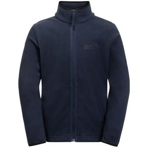 Jack Wolfskin Taunus K Fleecejas, nachtblauw, 140 cm, jongens, Nachtblauw., 140