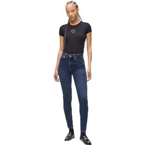 Karl Lagerfeld - Jeans - Blauw - High Rise Skinny Denim
