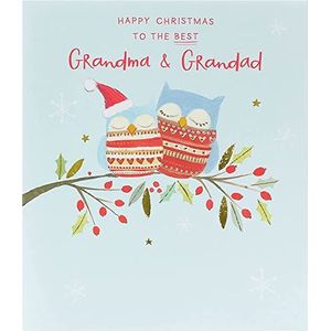 Kerstkaart voor grootouders - Oma en Opa Kerstkaart - Kerstkaart van kleinkind - Kerstkaart voor grootouders
