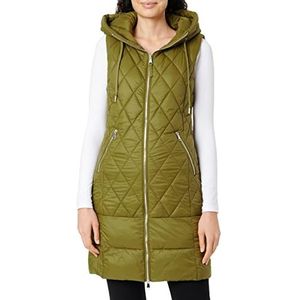 s.Oliver Damesvest zonder mouwen, kaki/olijf, 38