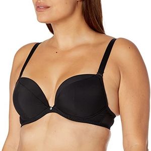 Curvy Kate Multiway Plunge BH Superplunge Gewatteerde Womens Dames Ondergoed Lingerie Zwart Cup Maat D-J, Zwart, 60D