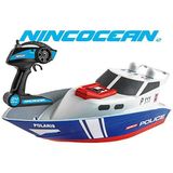 Ninco Rc Nincocean Politieboot 37 Cm Wit/blauw