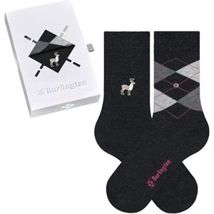 Burlington - Everyday X-Mas - Gedessineerd Katoen - Veelkleurig - Multipack Sokken Dames