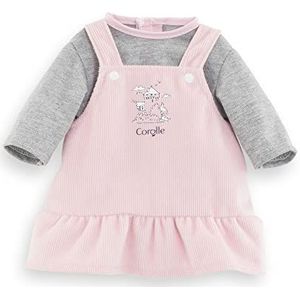 Corolle jurk en shirt, Loire, poppenaccessoires, poppenkleding, voor alle babypoppen van 36 cm, vanaf 2 jaar