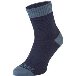SEALSKINZ Waterdichte warme enkelsokken voor volwassenen, marineblauw, small unisex sokken