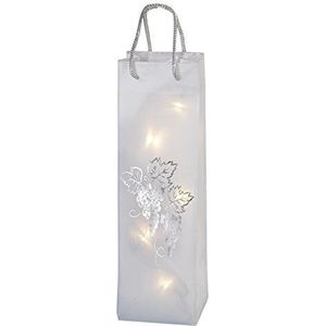 Hellum LED-binnenverlichting, plastic, zilver, 10 x 10 x 33 cm