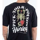 Hurley - Everyday Poison - T-shirt - Zwart - Korte Mouwen