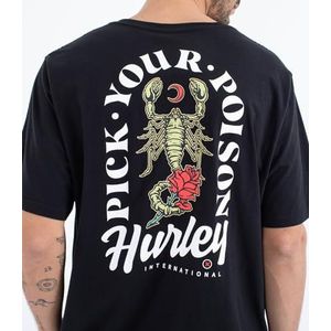 Hurley - Everyday Poison - T-shirt - Zwart - Korte Mouwen
