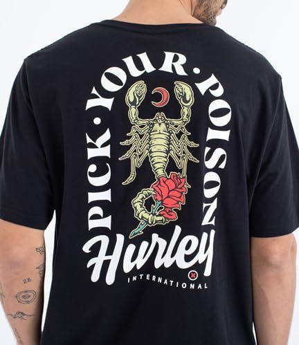 Hurley - Everyday Poison - T-shirt - Zwart - Korte Mouwen