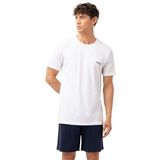 Fila - Herenpyjama - Korte Mouwen en Korte Broek - Blauw - 100% Katoen