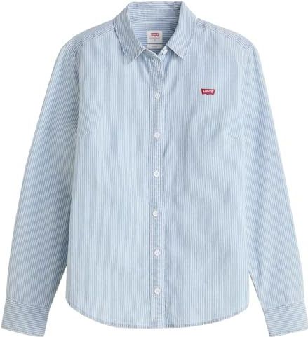 Levi's - New Classic Fit Bw Shirt - Dames - Tangled Up in The Bl