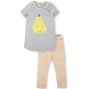 Sigikid Uniseks kinderpyjama voor jongens en meisjes pyjamaset, lichtblauw/roze/lange broek, 92