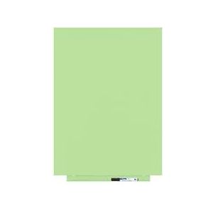 Rocada Groen markeerbord, magnetisch, frameloos, magnetisch wandbord, gepatenteerd bevestigingssysteem met magneet, groen bord 55 x 75 cm