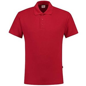 Tricorp 201003 Casual poloshirt, 50% gekamd katoen/50% polyester, 180 g/m², rood, maat L