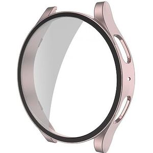 System-S Beschermhoes Case 44 mm van PC voor Samsung Galaxy Watch 5 4 in Pink, roze, Eine Grösse
