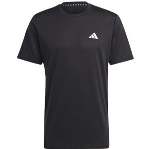 adidas Heren Train Essentials Training T-shirt met korte mouwen, 3XL Zwart/Wit