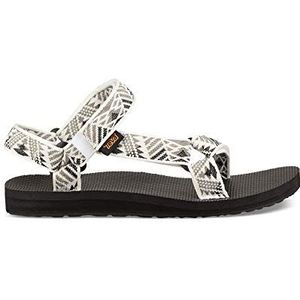 Teva Originele universele sport- en outdoorsandalen voor dames, Boemerang Wit Grijs, 39 EU
