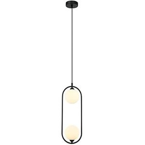 Italux Lupus Moderne bolvormige hanglamp met 2 lampen, G9