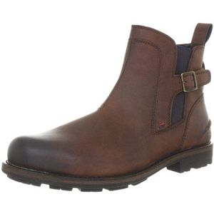 Tommy Hilfiger Clift 1, motorlaarzen voor heren, Braun Dark Tan 257, 43 EU