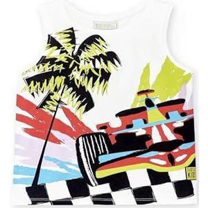 Tuc Tuc Mouwloos T-shirt voor baby's en peuters, Wit, 12 Jaren