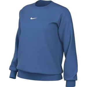 Nike Dames Top W NSW Phnx FLC Os Crew, Star Blue/Sail, DQ5733-402, L-T